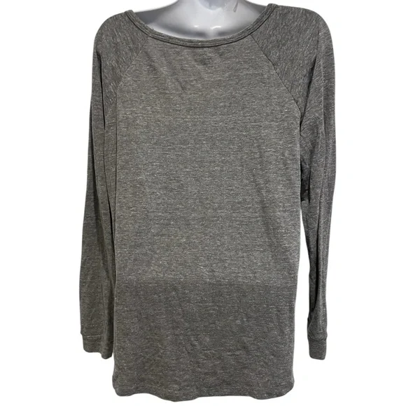 NFL TEAM APPAREL DENVER BRONCOS Womens Grey Long Sleeve TShirt Size XL - Picture 6 of 10